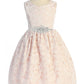 Lace V Back Bow with Diamond Shape Girl Party Dress by AS526-D Kids Dream - Girl Formal Dresses
