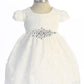 Baby Girl Lace V Back Bow with Diamond Shape Flower Dress - AS532-D Kids Dream