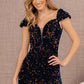 Lapis Blue_2 Off Shoulder Sequin Mermaid Women Formal Dress - GL3148 - Special Occasion-Curves