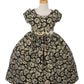 Metallic Jaquard Girl Party Dress by Cinderella Couture USA ASME734