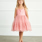 Mauve Girl Dress with Sweetheart Neckline Sequins Dress - AS5825