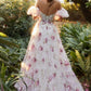 Multi_1 Strapless Organza A-Line Ball Gown A1133 - Special Occasion