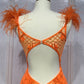 Neon Orange_1 Ball Gown By Ladivine KV1076 - Women Evening Formal Gown - Special Occasion