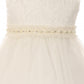 Baby Girl Lace & Mesh Pearl Trim Party Dress - AS456B-B Kids Dream