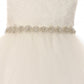 Baby Girl Lace & Rhinestone Trim Party Dress - AS456B-A Kids Dream