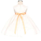 Peach_1 Baby Shantung Flower Party Dress-AS219F
