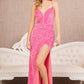 Pink Illusion Sweetheart Mermaid Women Formal Dress - GL3147 - Special Occasion-Curves