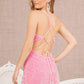 Pink_3 Embroidery Sequin Velvet Mermaid Slit Women Formal Dress - GL3142 - Special Occasion-Curves