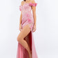 Rose_2 Floral Off The Shoulder Gown AS8050J - Special Occasion-Curves