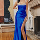 Royal Embellished Bust Corset Slit Gown CD2215 - Women Evening Formal Gown - Special Occasion