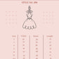 Size Chart Girl Dress - Pink Sequin Back V Bow Dress - AS498 Kids Dream