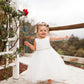 Baby Girl Lace & Rhinestone Trim Party Dress - AS456B-A Kids Dream