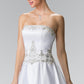 White_2 Satin Strapless A-Line Women Bridal Gown - GL2201 GLS