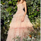Strapless Corset Tulle Ruffle Ballgown Gown by Andrea & Leo Couture A1017 - Special Occasion