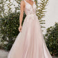 Floral Lace Tulle A-Line Gown by Andrea & Leo Couture A1045 - Special Occasion