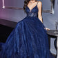 A-Line Layered Tulle Dress by Cinderella Divine - CD0154- Special Occasion/Curves