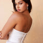 Satin Strapless A-Line Bridal Gown by Cinderella Divine CD0166W