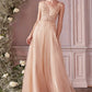 LAYERED TULLE A-LINE GOWN by Cinderella Divine CD0196 - Special Occasion/Curves