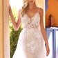 Floral Lace Bridal Gown With Tulle Overskirt Cinderella Divine CD931W