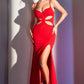 Sexy Cut Out Slit Women Formal Gown By Ladivine CH129 - Special Occasion