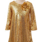 3/4 Sleeve Sequin Girl Party Dress by AS408 Kids Dream - Girl Formal Dresses