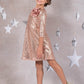 3/4 Sleeve Sequin Girl Party Dress by AS408 Kids Dream - Girl Formal Dresses