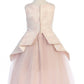 Girl Dress- Bird Pleated Peplum - AS482 Kids Dream