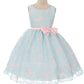 Girl Party Butterfly Burnout Organza Girl Dress by AS382 Kids Dream - Girl Formal Dresses
