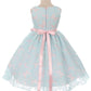 Girl Party Butterfly Burnout Organza Girl Dress by AS382 Kids Dream - Girl Formal Dresses