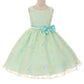 Girl Party Butterfly Burnout Organza Girl Dress by AS382 Kids Dream - Girl Formal Dresses