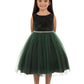 Embossed Floral Velvet Tulle Girl Party Dress by AS454 Kids Dream - Girl Formal Dresses