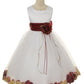 Satin Flower Petal Ivory Flower Girl Dress 1of2 by AS160B Kids Dream - Girl Formal Dresses