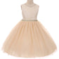 Lace with Rhinestone Trim Girl Party Dress by AS456A Kids Dream - Girl Formal Dresses