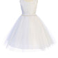 Lace with Thick Pearl Trim Girl Party Dress by AS456C Kids Dream - Girl Formal Dresses
