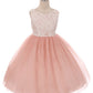 Girl Party Lace Illusion Dress by AS414 Kids Dream - Girl Formal Dresses
