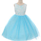 Girl Party Lace Illusion Dress by AS414 Kids Dream - Girl Formal Dresses