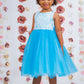 Girl Party Lace Illusion Dress by AS414 Kids Dream - Girl Formal Dresses
