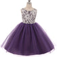 Girl Party Lace Illusion Dress by AS414 Kids Dream - Girl Formal Dresses