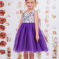 Girl Party Lace Illusion Dress by AS414 Kids Dream - Girl Formal Dresses