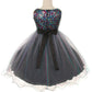Multi-Sequin Trio Color Tulle Girl Party Dress by AS327 Kids Dream - Girl Formal Dresses