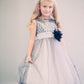 Multi-Sequin Trio Color Tulle Girl Party Dress by AS327 Kids Dream - Girl Formal Dresses