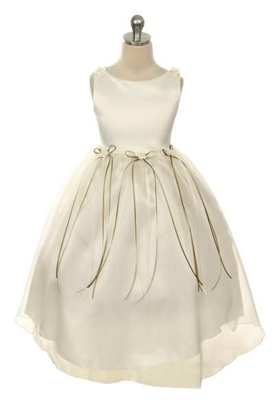 Rosebud Organza Girl Party Dress by AS149 Kids Dream - Girl Formal Dresses