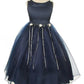 Rosebud Organza Girl Party Dress by AS149 Kids Dream - Girl Formal Dresses