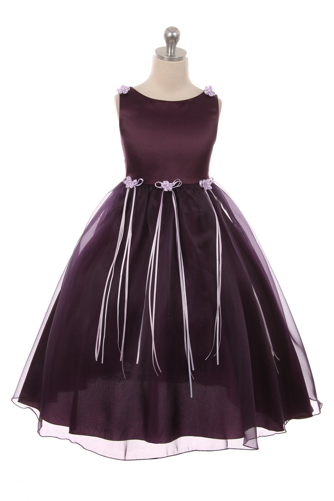 Rosebud Organza Girl Party Dress by AS149 Kids Dream - Girl Formal Dresses