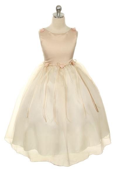 Rosebud Organza Girl Party Dress by AS149 Kids Dream - Girl Formal Dresses