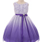Rosette Bodice Ombre Girl Party Dress by AS322 Kids Dream - Girl Formal Dresses