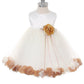 Baby Girl Ivory Satin Flower Petal Party Dress- AS195B Kids Dream