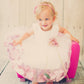 Baby White Satin Flower Petal Flower Girl Dress- AS195B Kids Dream