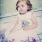 Baby White Satin Flower Petal Flower Girl Dress- AS195B Kids Dream