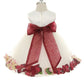 Baby Girl Ivory Satin Flower Petal with Organza Sash Party Dress- AS195B Kids Dream